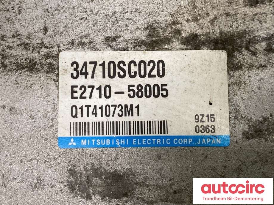 Styreenhet servo til Subaru Forester 2008-2013 (Type III)  (34710SC020|)
