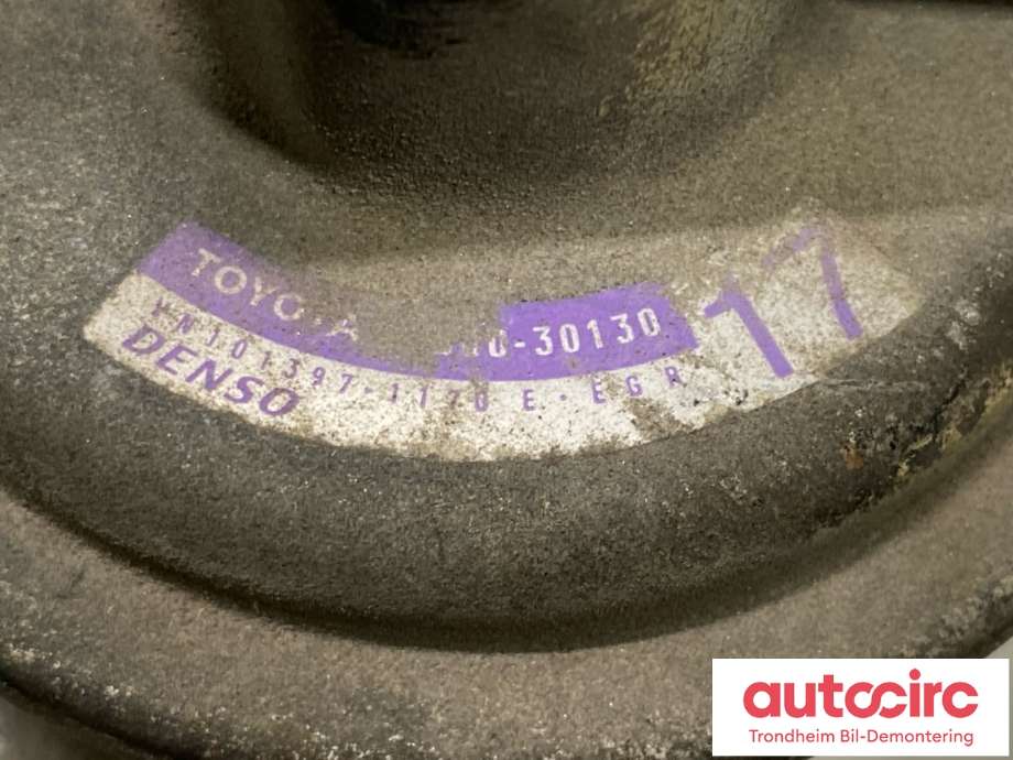 EGR-ventil til Toyota Hiace 2007-2012 (Fase 3) (25800-30130|VN101397-1170|2580030130)
