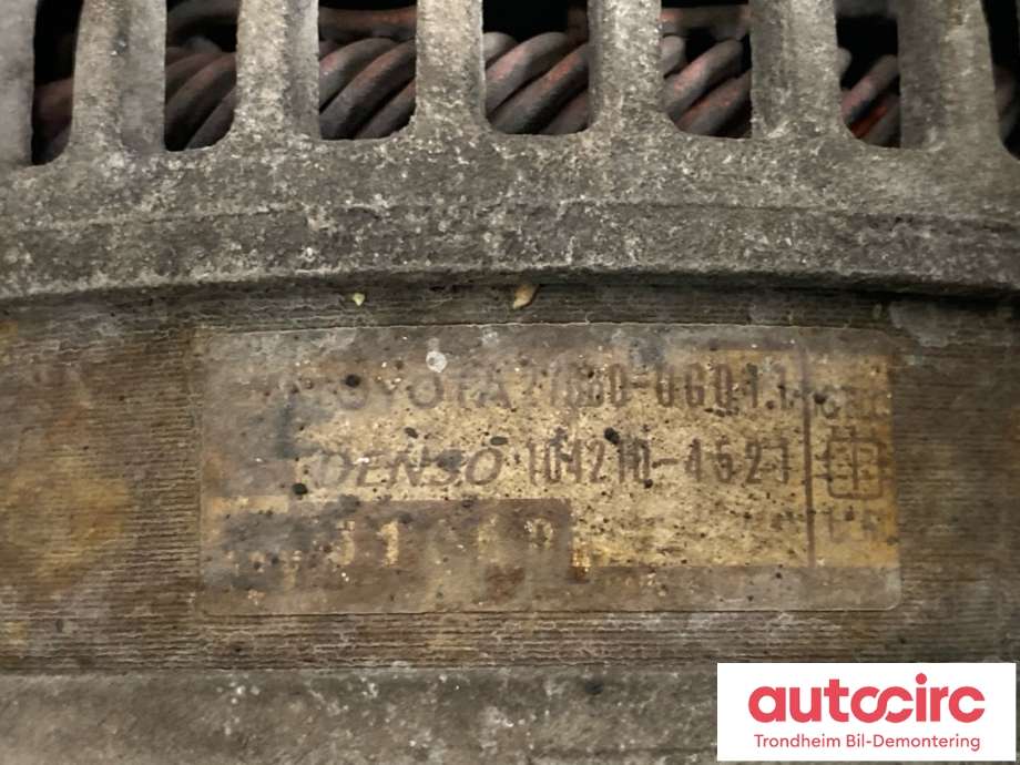 Dynamo diesel til Toyota Avensis 2003-2008 (Type II)  (270600G011|27060-0G010|27060-0R060)
