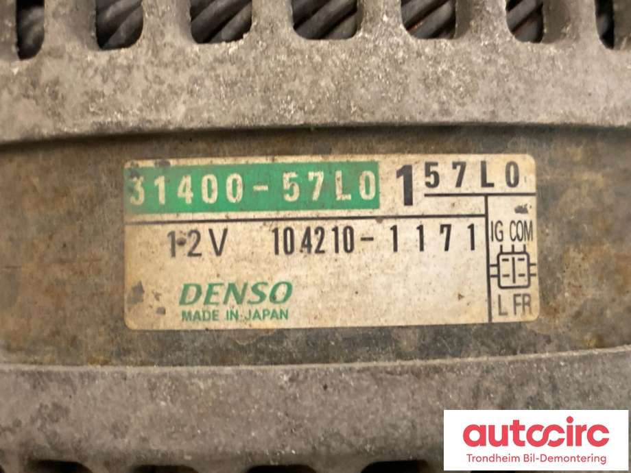 Dynamo diesel til Suzuki SX4 2009-2013 (Type I, Fase 2)  (31400-57L01|)