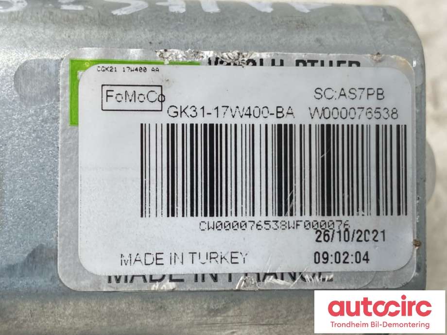 Viskermotor bakrute venstre til Ford Transit 2014-->>  (2006236|)