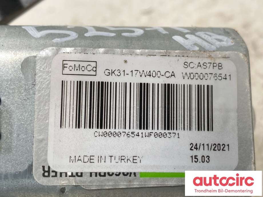 Viskermotor bakrute høyre til Ford Transit 2014-->>  (2006238|)