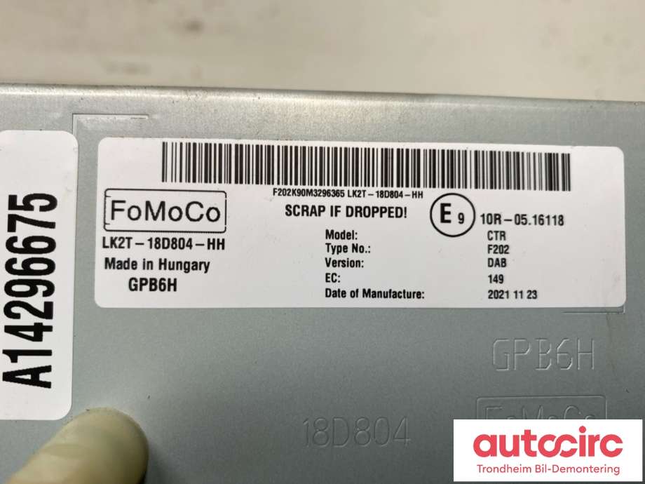 Bilstereo til Ford Transit 2014-->>  (2410566|)