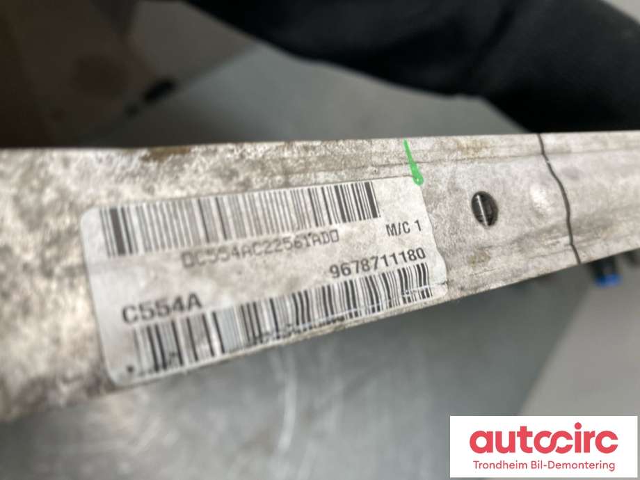 Radiator (automat gir) til Peugeot 3008 2016-->> (Type II)  (9678711180|)