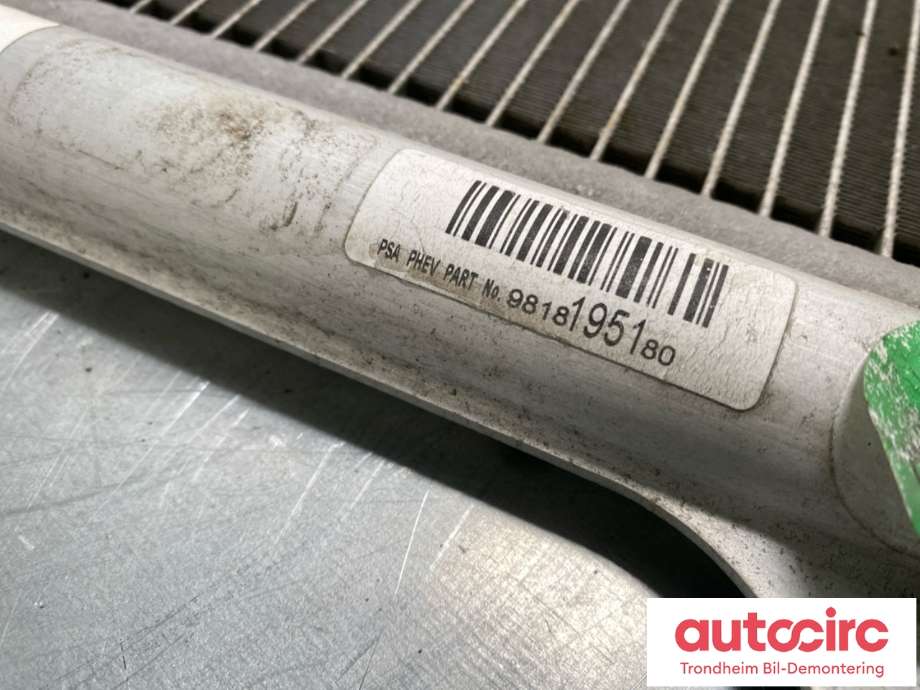 Aircondition radiator til Peugeot 3008 2016-->> (Type II)  (9818195180|)