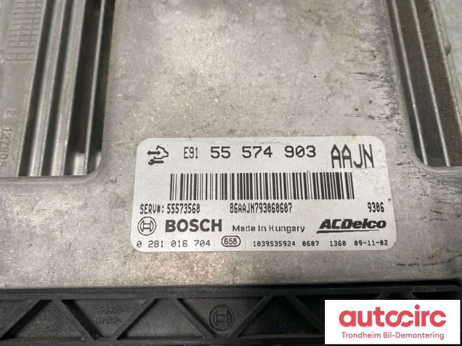 Styreenhet motor til Opel Insignia A 2009-2014 (55573560|55575349|)