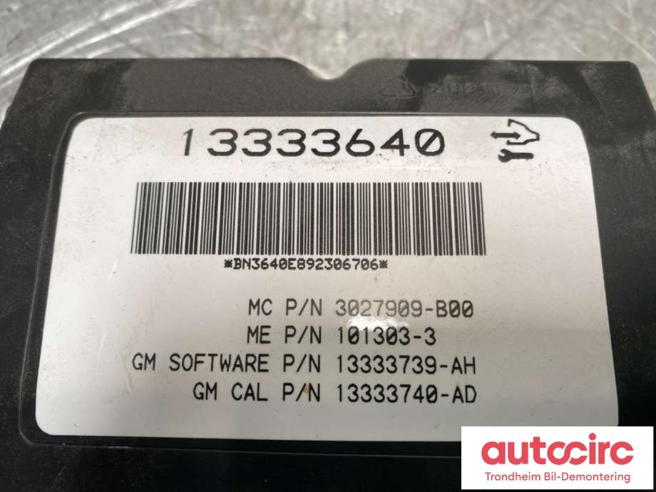 Styreenhet elektrisk bakluke til Opel Insignia A 2009-2014 (3027909-B00|13333640|13324270| 20837686)