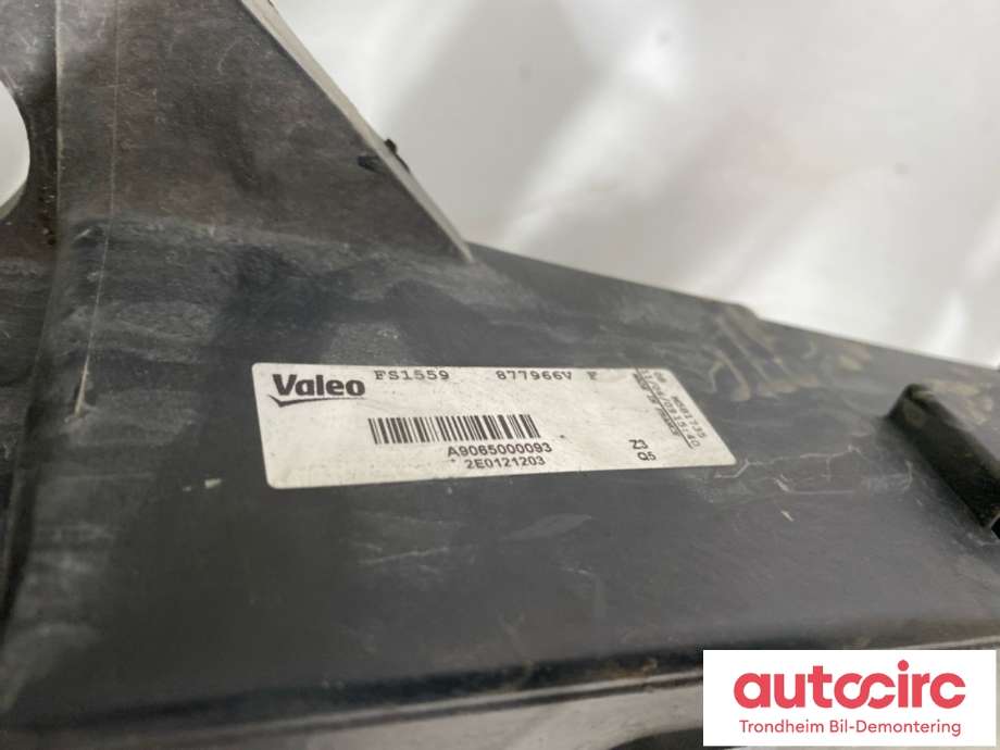 Kjølevifte elektrisk til VW Crafter 2006-2011 (Type I, Fase 1)  (2E0 121 207 K|2E0 121 746 A|2E0 959 455)
