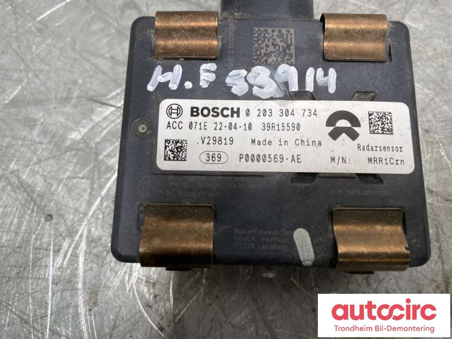 Sensor radar til NIO ES8 2021-->> (BOSCH|0203304734|P0000569-AE|)