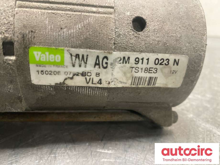 Starter diesel til Škoda Octavia 2005-2008 (Type II, Fase 1) (VALEO|02M911023N|02M 911 024 NX|)