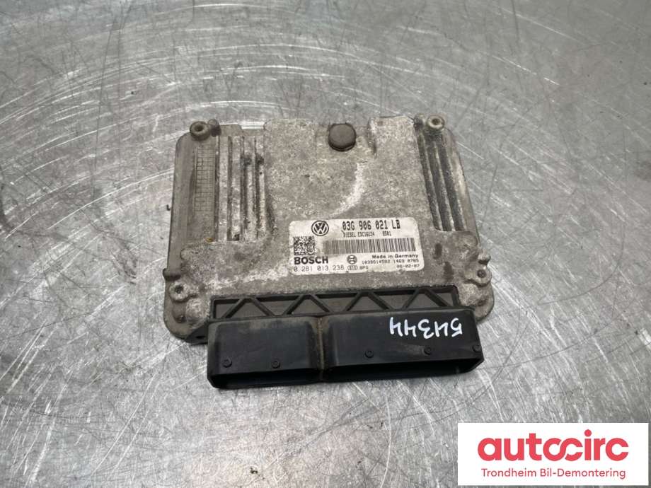Styreenhet motor til Škoda Octavia, 2005-2008 (Type II, Fase 1)  (BOSCH|03G 906 021 LB)