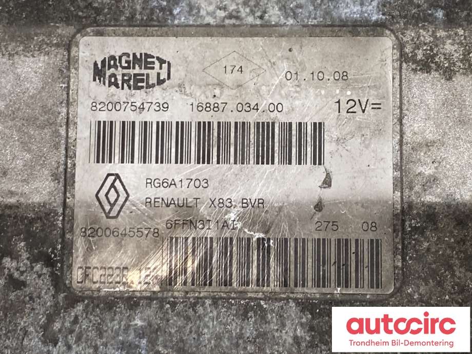 Styreenhet girkasse til Opel Vivaro A 2006-2014 (MAGNETI MARELLI|8200754739|93191320|93198195| 93198315)