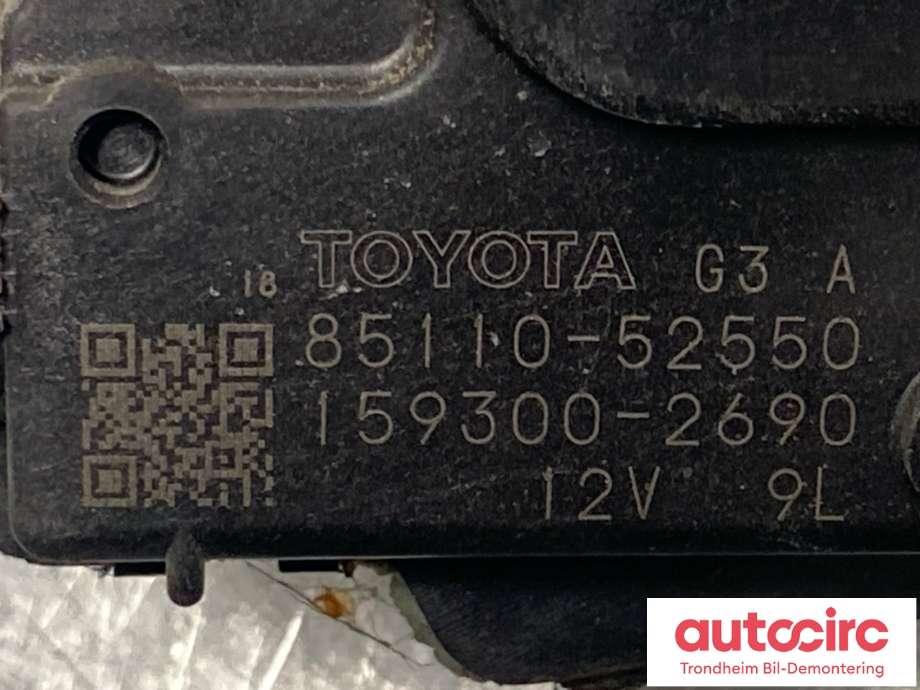 Viskermotor frontrute til Toyota Urban Cruiser 2009-2014 (85110-52550|)