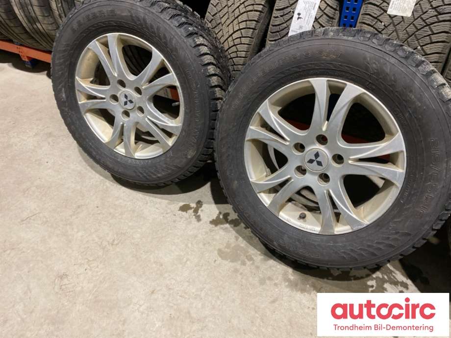 Hjulsett aluminium vinter til Mitsubishi ASX 2010-2019  (16 TOMMER|215/65R16|PROD: 0523|8-9MM)