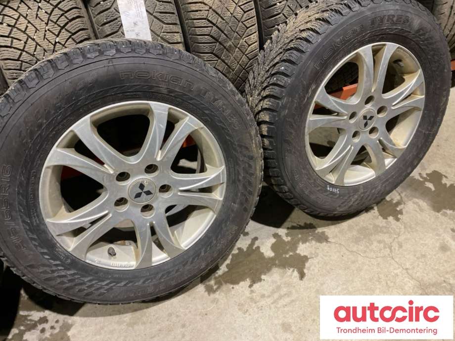 Hjulsett aluminium vinter til Mitsubishi ASX 2010-2019  (16 TOMMER|215/65R16|PROD: 0523|8-9MM)