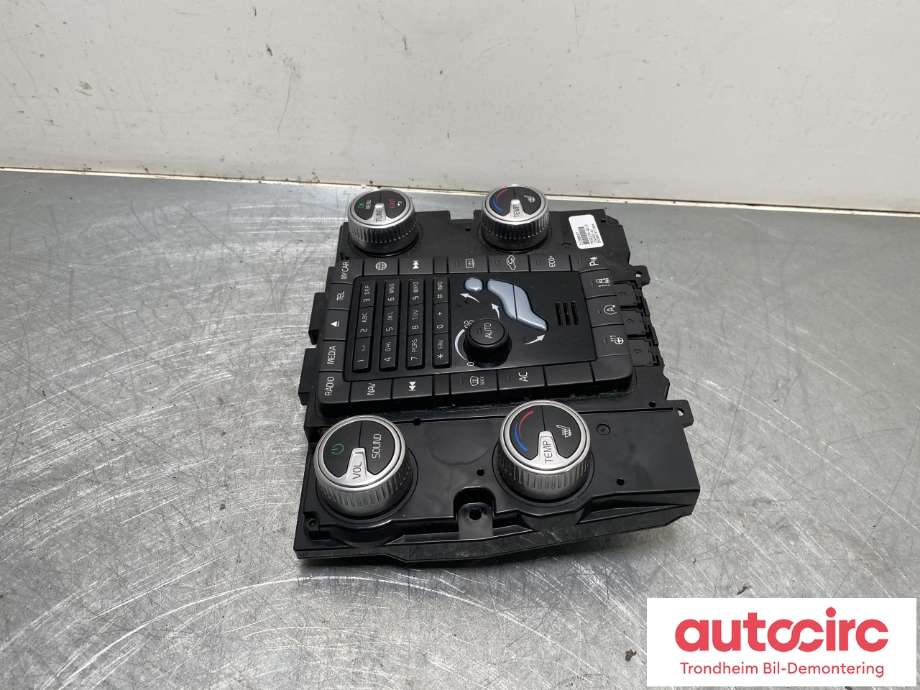 Varmeapparat betjening til Volvo V70 2014-2016 (Type III, Fase 2)  (31398587|31443425|)