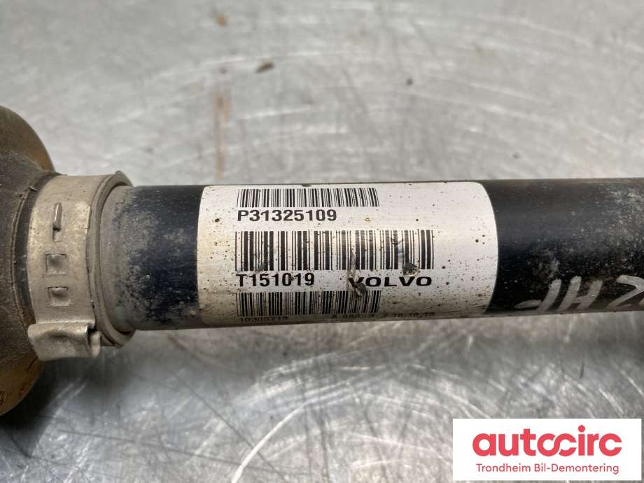 Drivaksel høyre foran, diesel/automat til Volvo V70 2014-2016 (Type III, Fase 2)  (36010214|31325109|)