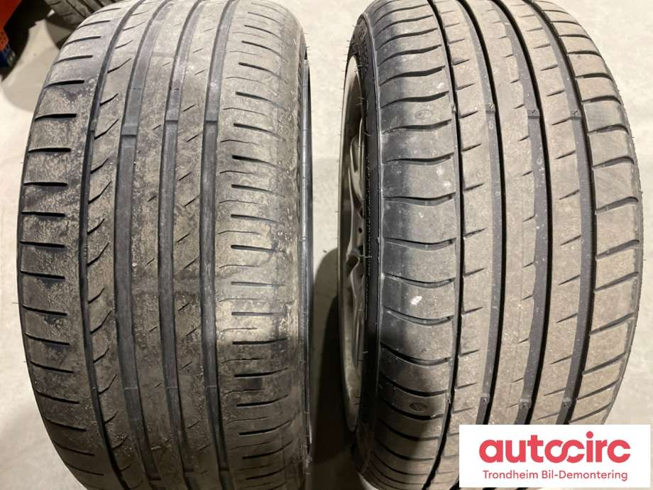 Hjulsett aluminium sommer til Mercedes SLK 1997-2004 (R170) (R170) (16 TOMMER|225/40R18 92Y|PROD: 4224|4-6 MM)