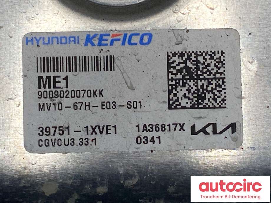 Styreenhet diverse til Kia EV9 2023-->>  (39751-1XVE1|397511XVE1|)