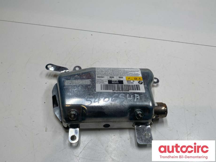 Airbag sidepute høyre til BMW 5-Serie 2003-2010 (E60/E61) (E60/E61) (72 12 7 034 060|)