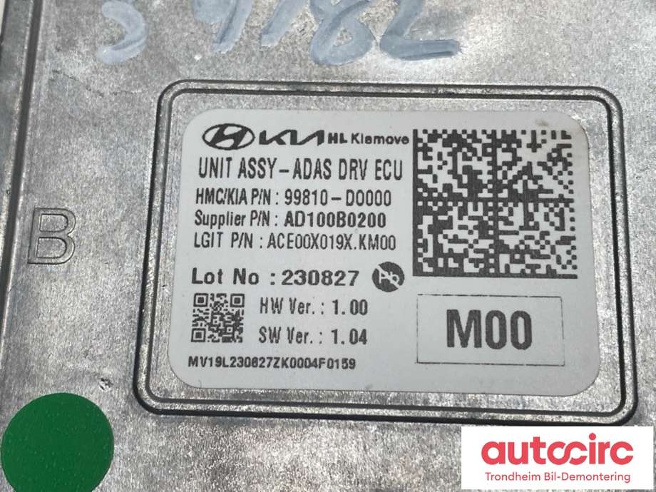 Styreenhet diverse til Kia EV9 2023-->>  (99810DO000|)