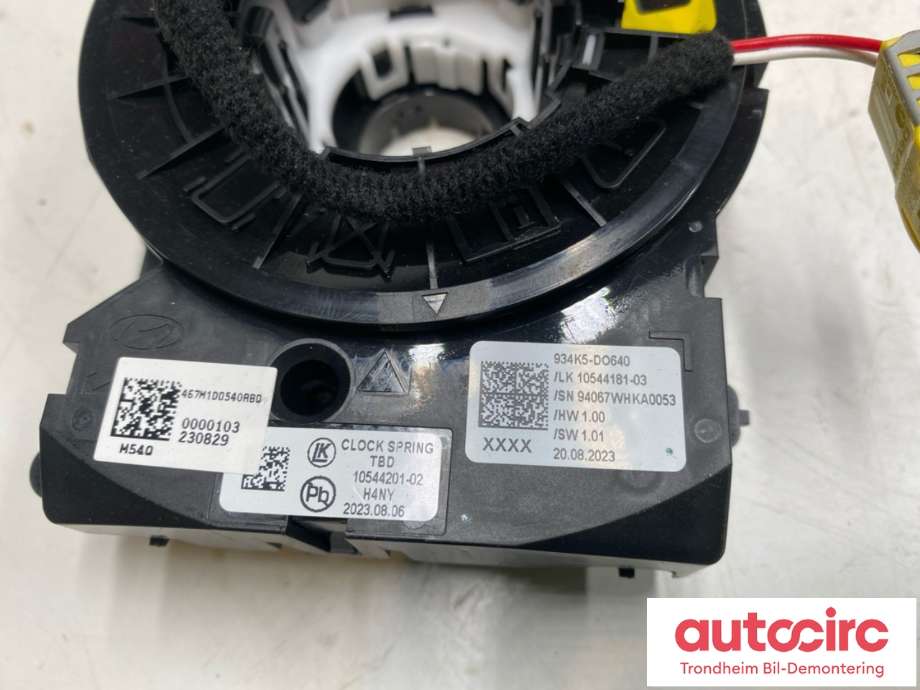 Airbag slepering til Kia EV9 2023-->>  (934K5DO640RBQ|934K5DO640|)