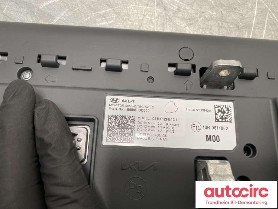 Instrumentpanel til Kia EV9 2023-->>  (940M3DO000|)