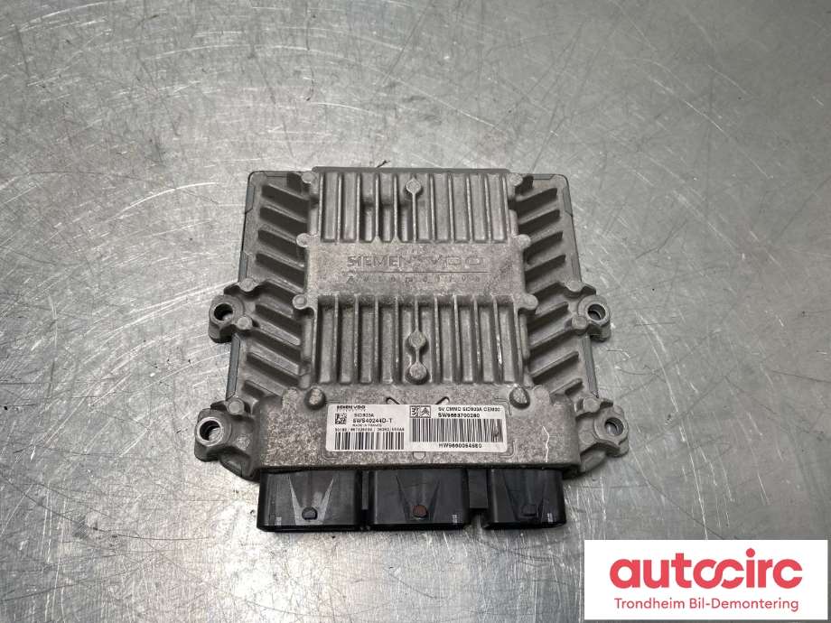 Styreenhet motor til Citroën C4, Picasso 2006-2013 (Type I) (9663700280|1942 LX|1943 Z8)