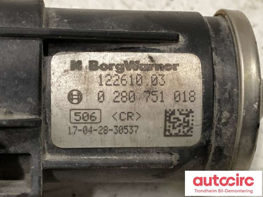 EGR-ventil til Peugeot Boxer 2014-->> (Type III, Fase 2) (BORG WARNER / BOSCH|0 280 751 018|9807593080|9807593080-01)