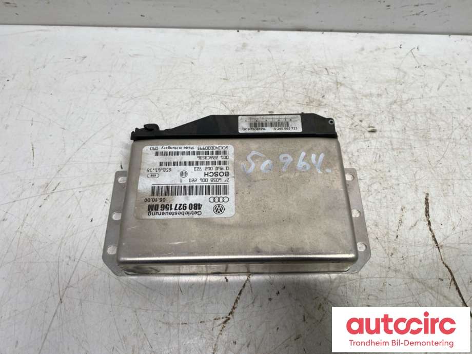 Styreenhet girkasse til Audi A6 2001-2004 (Type II, Fase 2) (C5) (C5) (BOSCH|4B0 927 156 DM|0 260 002 723|)