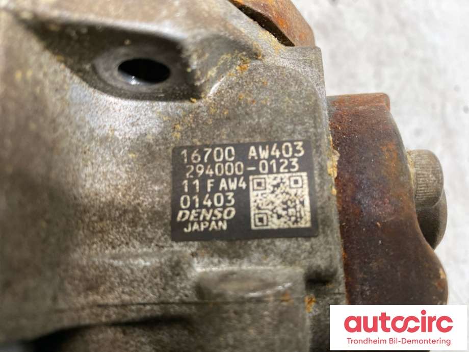 Dieselpumpe til Nissan X-Trail 2002-2007 (T30) (T30) (DENSO|16700ES61B|16700ES60D|16700ES60B| 16700 AW403| 294000-0123)