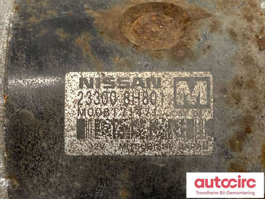 Starter diesel til Nissan X-Trail 2002-2007 (T30) (T30) (233008H801|M008T71471|233008H80A)