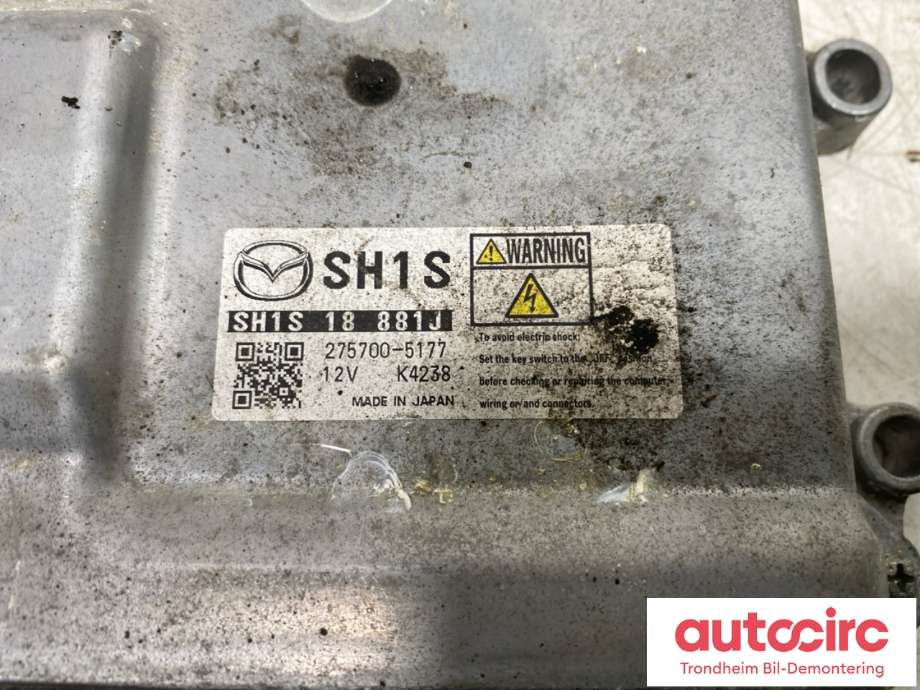 Styreenhet motor til Mazda 6 2013-2015 (Type III, Fase 1)  (SH1S18881H|)