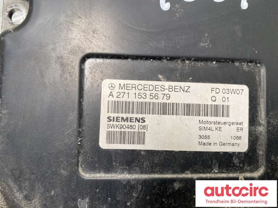Styreenhet motor til Mercedes E-Klasse 2002-2006 (Fase 1) (W211) (W211) (A2711535679|A2711534679|A2711536279| A2711539179| A2711538579)