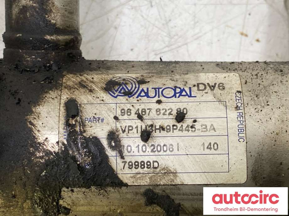 EGR-ventil til Peugeot 307 2005-2008 (Fase 2)  (VALEO|1618 NR|16 381 549 80|1618 63| 16 381 583 80)