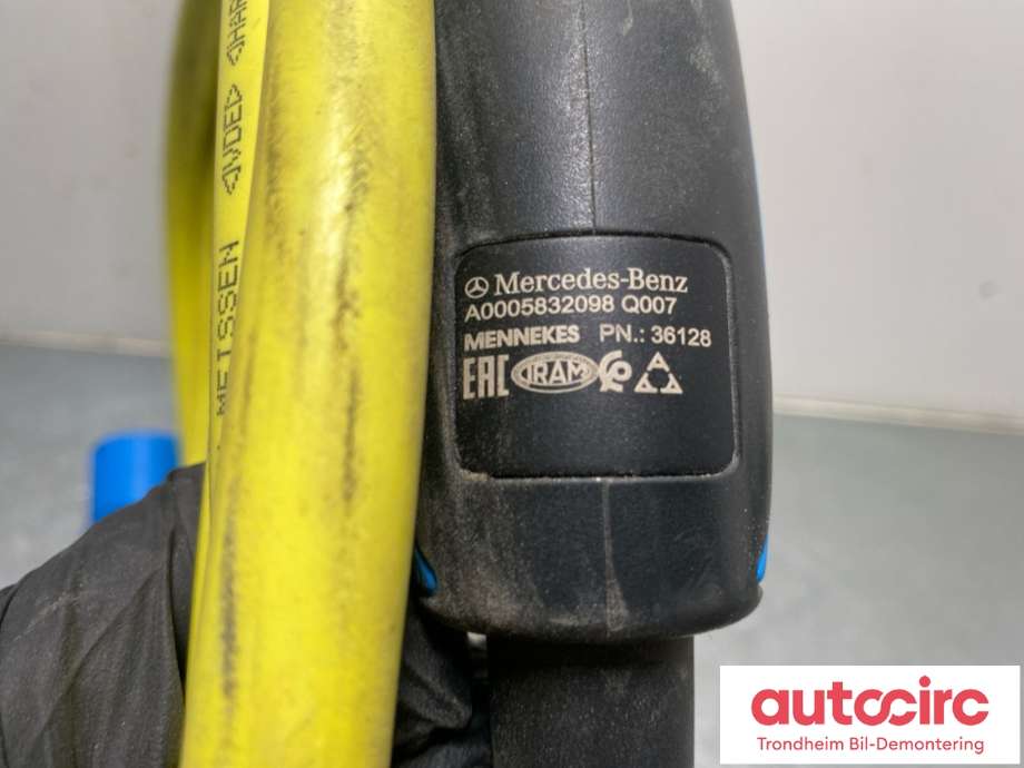 Batterilader kabel til Mercedes EQC 2019-->>  (HURTIGLADER|A0005832098|A0005832505|)