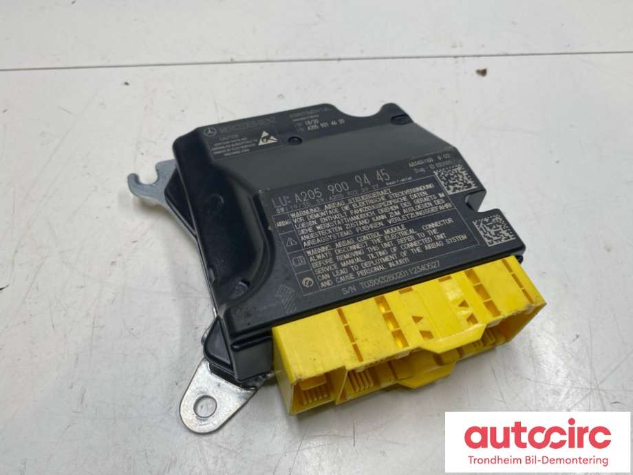 Styreenhet airbag hovedsensor til Mercedes EQC, 2019-->> (A2059009445)