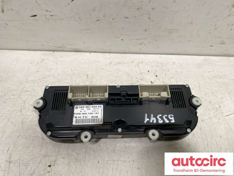Varmeapparat betjening til VW Tiguan 2011-2016 (Type I, Fase 2) (5K0 907 044 HB|)