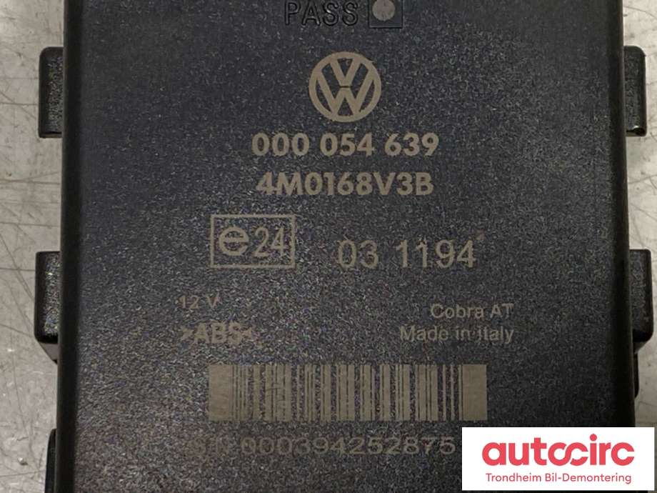 Styreenhet parkering til VW Tiguan 2011-2016 (Type I, Fase 2) (4M0168V3B|)