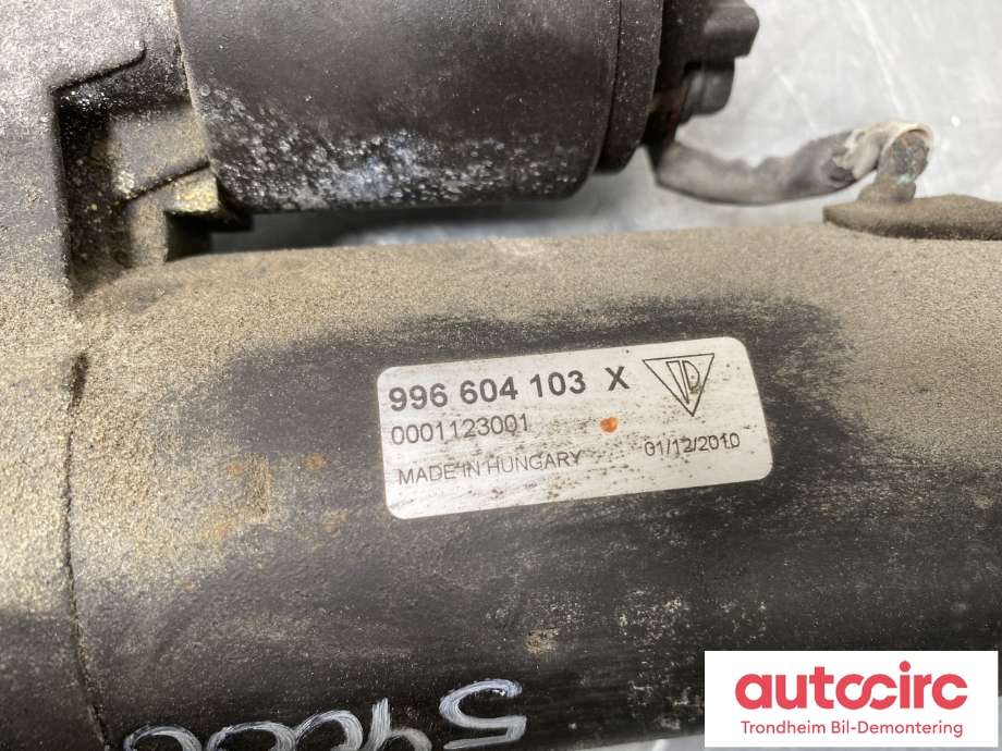Starter til Porsche Boxster 1997-2004 (986) (986) (996604103X|986604104X|996604103BX)