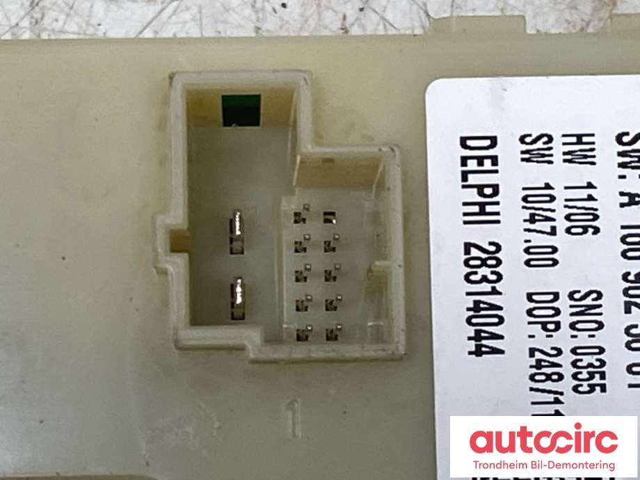Styreenhet elektrisk bakluke til Mercedes ML 2011-2015 (Fase 1) (W166) (W166) (A 166 900 55 02|)