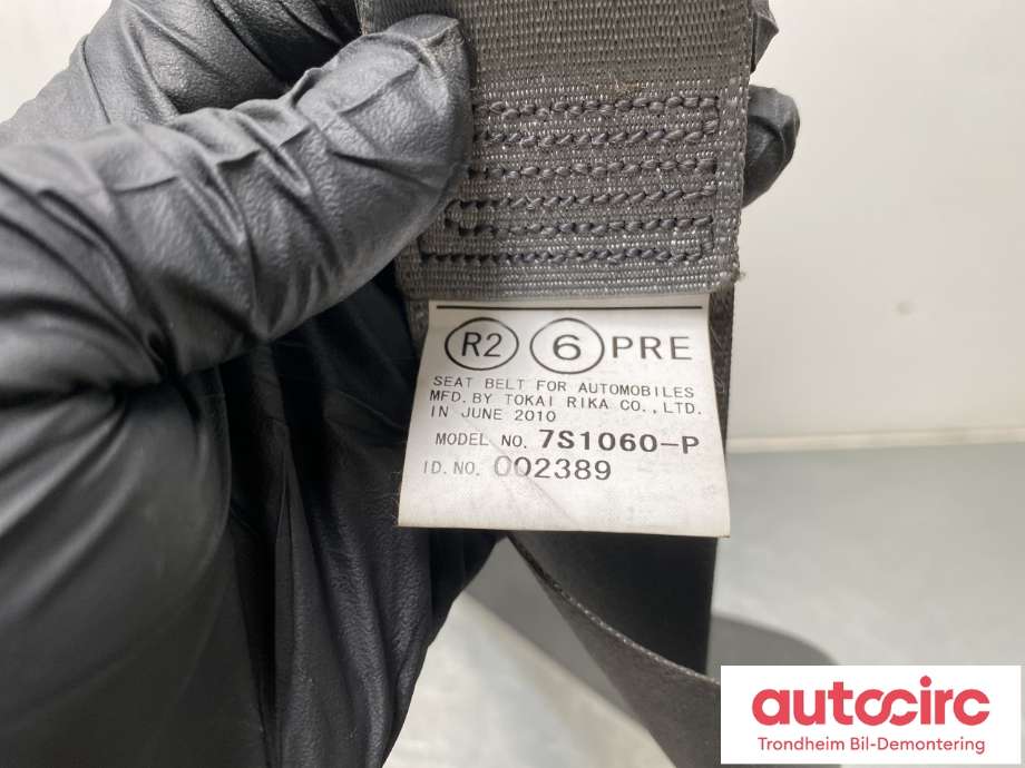 Sikkerhetsbelte foran høyre til Toyota Prius 2009-2016 (Type III) (COMBI) (COMBI) (7321047150B2|)