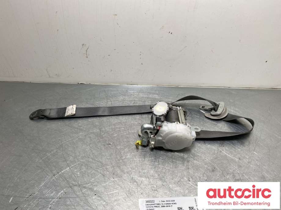 Sikkerhetsbelte foran venstre til Toyota Prius 2009-2016 (Type III) (COMBI) (COMBI) (7322047120B1|)