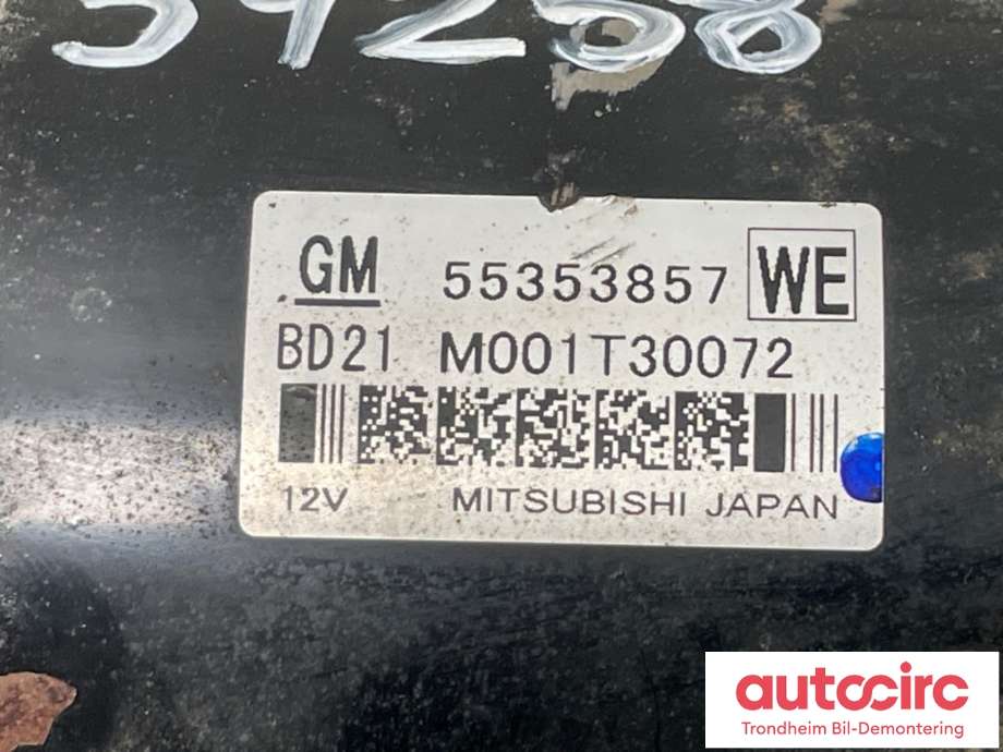 Starter diesel til Opel Insignia A 2009-2014  (55353857|55585237|)