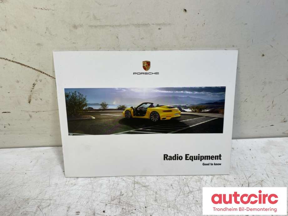 Instruksjonsbok til Porsche Cayenne 2010-2017 (92A) (92A) 