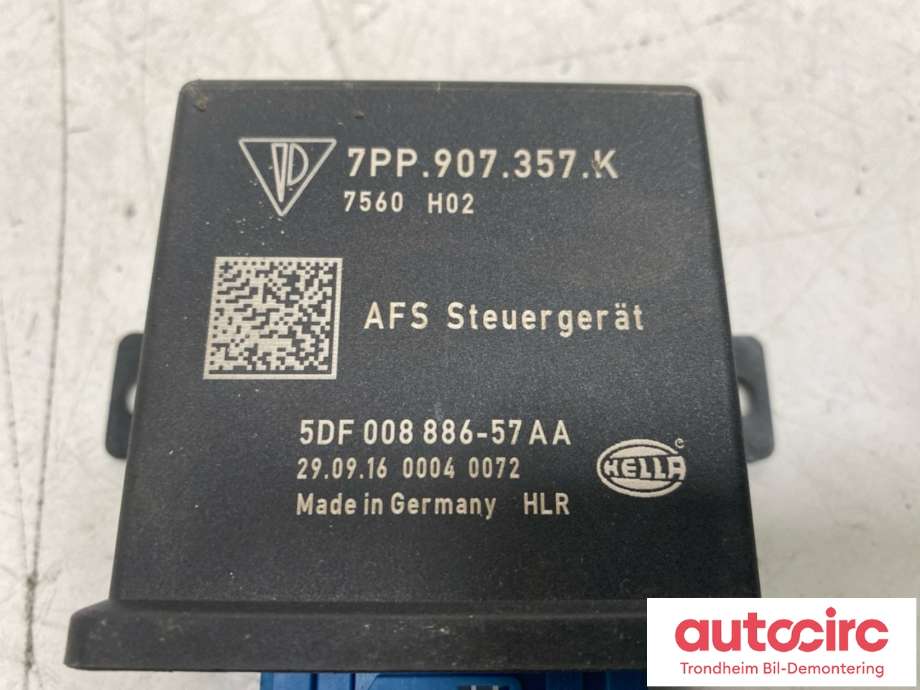 Styreenhet lys (LCM - Light Control Module) til Porsche Cayenne 2010-2017 (92A) (92A) (HELLA|7PP 907 357 K|5DF00888657AA|7PP907357H)