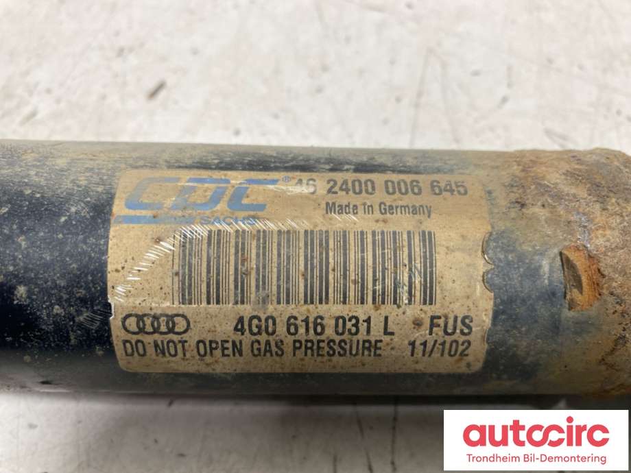 Støtdemper bak til Audi A7 2010-2014 (Type I, Fase 1)  (LIK H OG V|4G0613031L|4G0616031L|4G0616031AC)