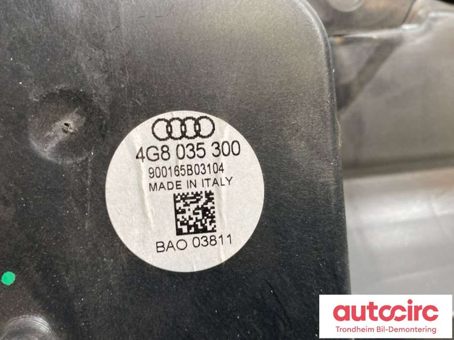 Bilstereo høyttaler til Audi A7 2010-2014 (Type I, Fase 1) (HØYRE FORAN|4G8 035 300|)
