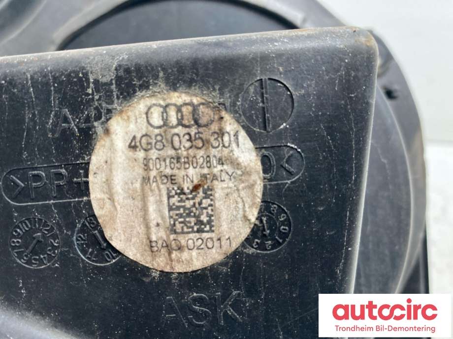 Bilstereo høyttaler til Audi A7 2010-2014 (Type I, Fase 1)  (VENSTRE BAK|4G8 035 301|)