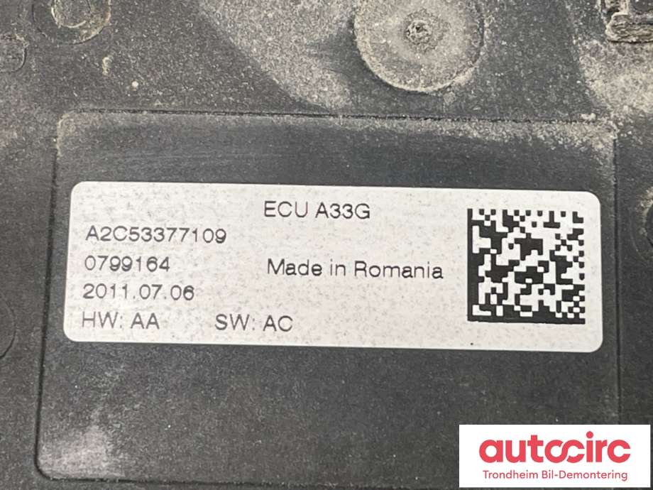 Håndbrekk/parkbrems elektrisk, fra bakstilling til Opel Insignia A 2009-2014  (13582928|)